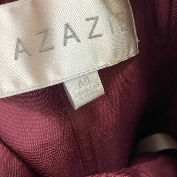 ๐Azazie High Neckline Chiffon Prom -Party Dress - Picture 14 of 16